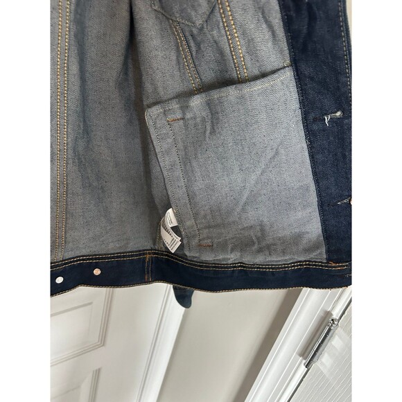 George Dye Denim Jacket Men M - Picture 3 of 5